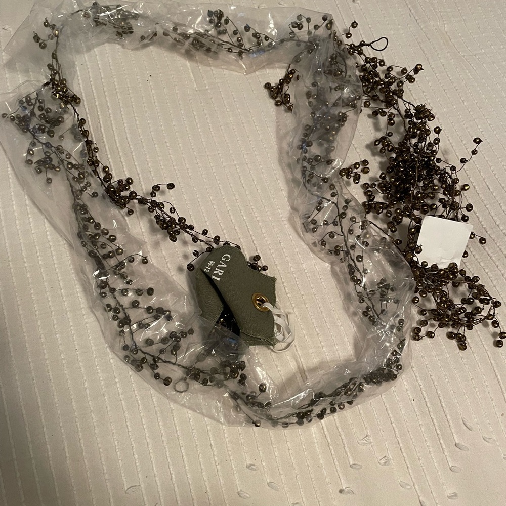 NWT Anthropologie/Terrain gold/brass jingle bell garland - Picture 4 of 6